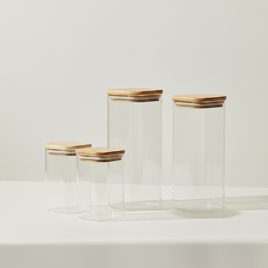 Förvaringsburkar 4pack