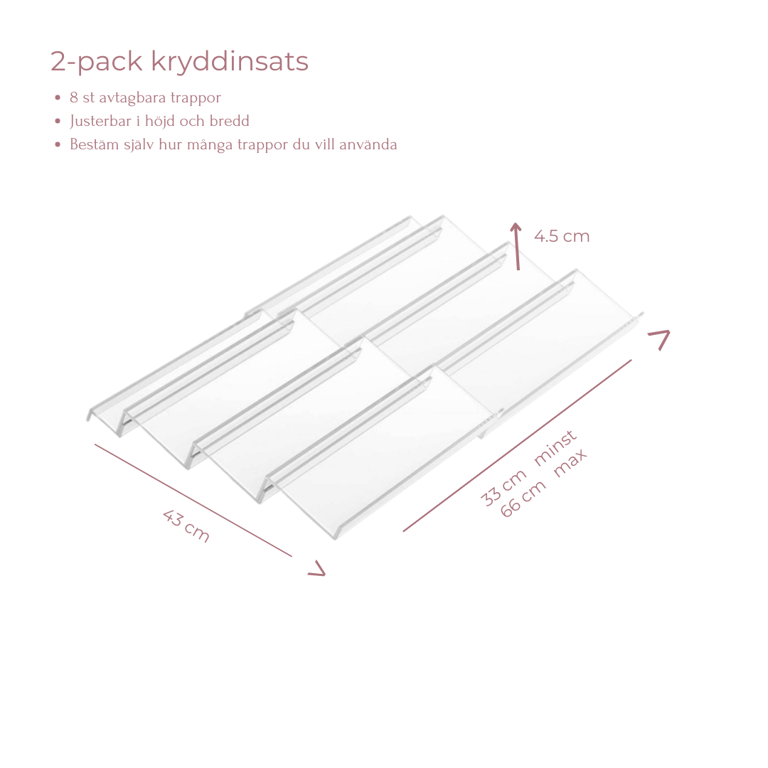 Kryddställ 2-pack